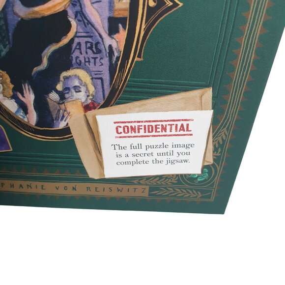 Murder Most Puzzling 500-Piece Puzzle Book Box Edition Clairvoyants Convention - Picture 3 of 6